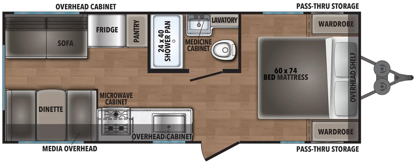 Northern Spirit Dlx & Compact 5210CK Floorplan